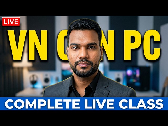 VN Video Editor PC me Kaise Download Kare | VN Video Editing Full Tutorial Hindi | Live Class