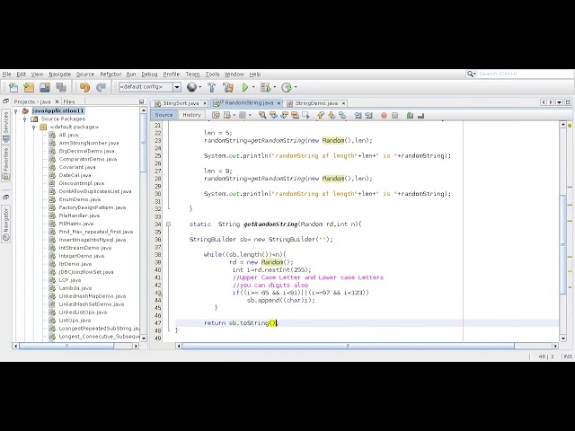 java random string of specified length