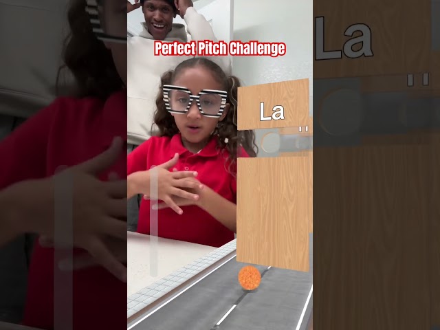 Dad and Daughter Try Perfect Pitch Challenge😳🤣‼️ #dlafam #challenge