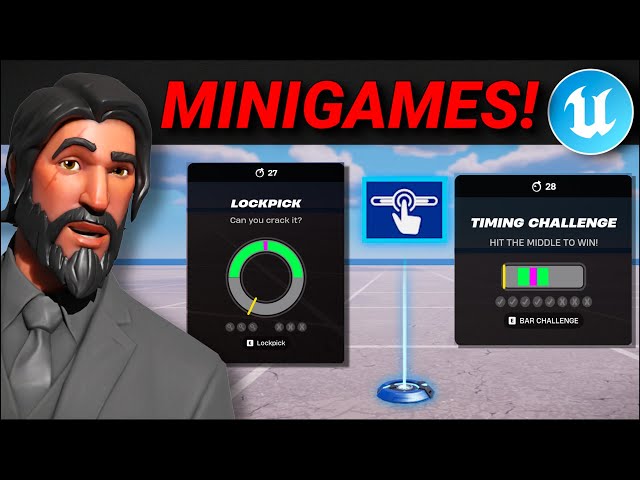 Creating MINIGAMES in Fortnite Creative/UEFN! (Skilled Interaction Device)