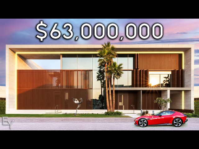 Inside $63,000,000 BILLIONAIRE’S Row MEGA MANSION in DUBAI