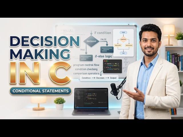Decision Making in C Explained | Conditional Statements Made Easy