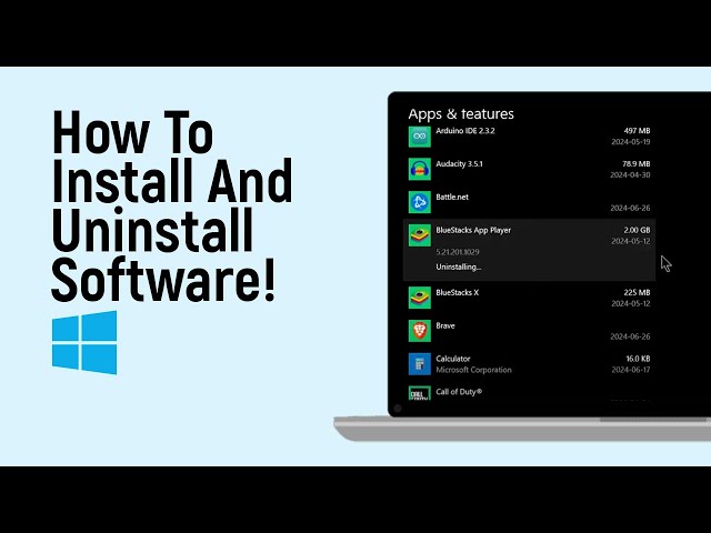 How to Install And Uninstall Software on Windows [easy]