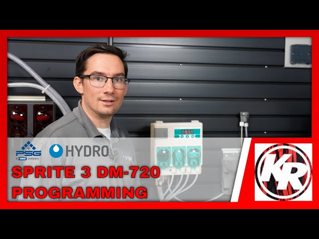 Hydro Systems Sprite DM Warewashing Dispenser Programming | Kleen-Rite