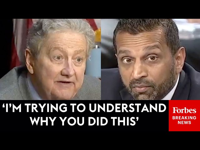 BREAKING NEWS: John Kennedy Has Shocking Exchange With Patel Involving Bestiality And FBI Standards