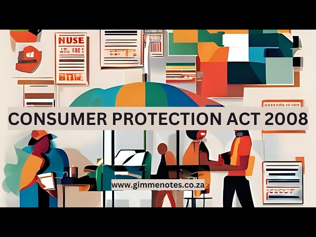 Consumer Protection Act 2008: Consumer Rights, Fair Trade & Market Regulation
