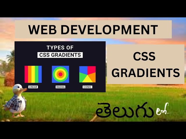 Web Development CSS GRADIENT Detailed Explanation (Lesson - 21)