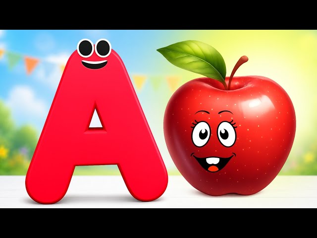 🌈 Learn ABC Phonics for Toddlers  | Alphabet Song A to Z | Kids Learning