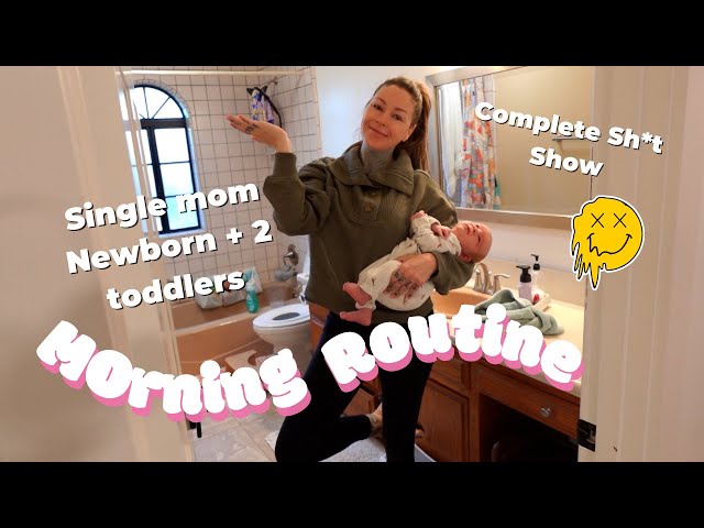 Single Mom Morning Routine ~ Newborn, 2 Toddlers! | KristenxLeanne