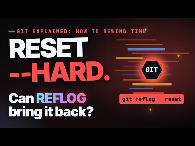 Git Explained: Snapshots, Branches, Rebase & the Reflog