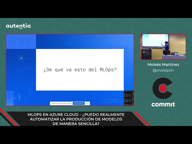 Moisés Martínez - MLOps en Azure: ¿Puedo automatizar la producción de modelos de manera sencilla?