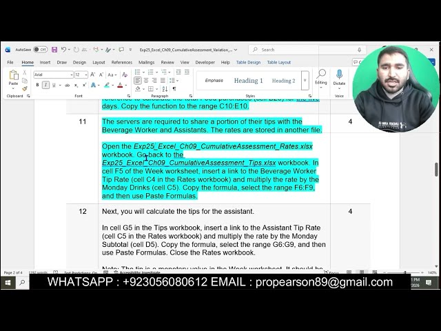 Exp25_Excel_Ch09_CumulativeAssessment_Variation_Tips | Excel Ch09 CumulativeAssessment