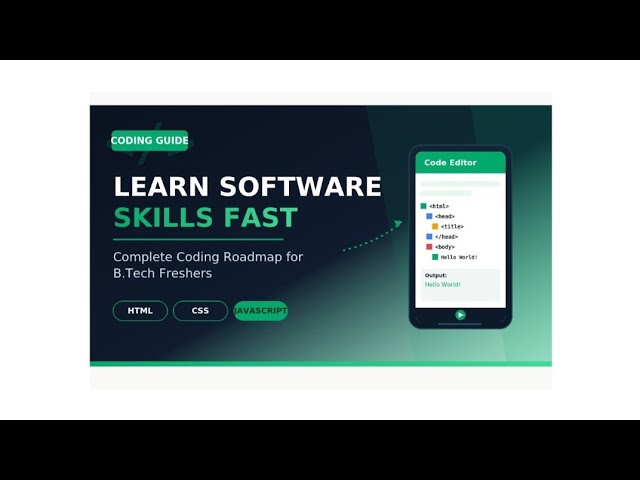 How btech freshers can prepare for interviews:A software skills guide