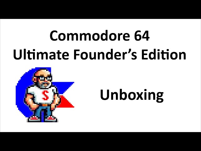 Commodore 64 Ultimate Founder's Edition Unboxing