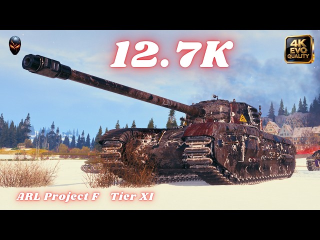 ARL Project F  12.7K Damage 3 Kills World of Tanks #wot