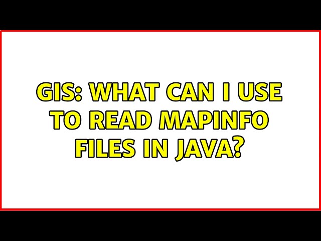 GIS: What can I use to read MapInfo files in Java?