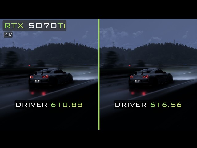 NVIDIA DRIVER 610.88 vs 616.56 | Test in 10+ Games | 4K | RTX 5070 Ti | Better?