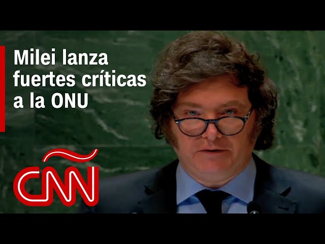 Discurso completo de Javier Milei en la Asamblea de la ONU: fuertes críticas a la Agenda 2030
