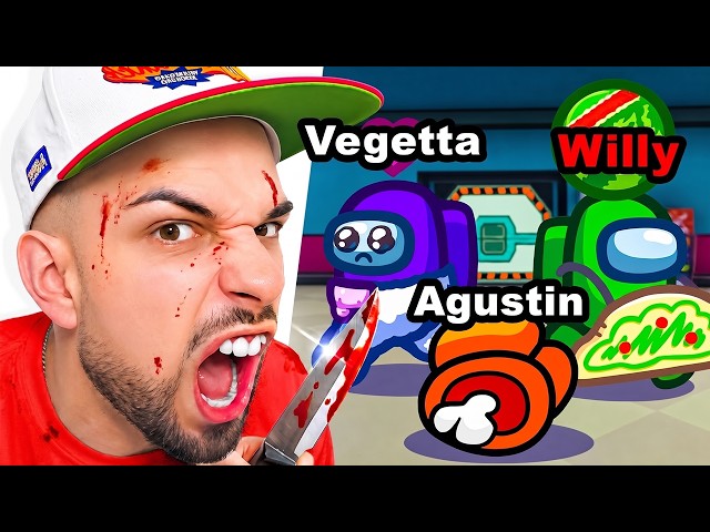 MY FIRST TIME IN AMONG US WITH VEGETTA AND WILLY!