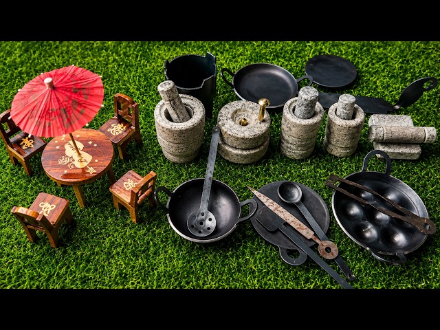 Cute Mini Cooking Set 🥘 | Traditional Kitchen Toys for Kids