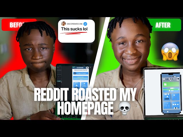 They ROASTED My Website.. So I REBUILT it