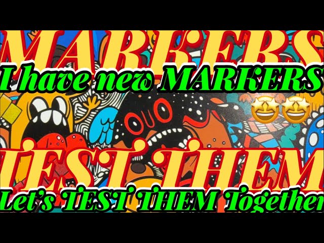 NEW MARKERS! Let’s Test Them Together! PNPEKT They Have The Posca Form Factor! Are They As Good?