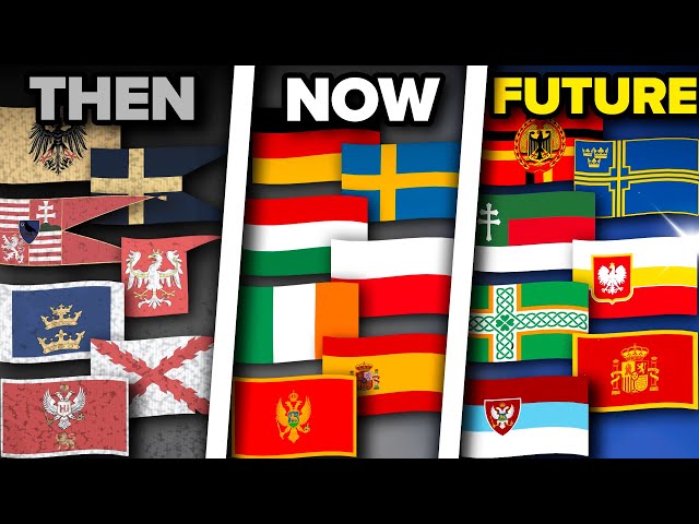 ENTIRE Evolution of ALL European Flags (1 - 2124)
