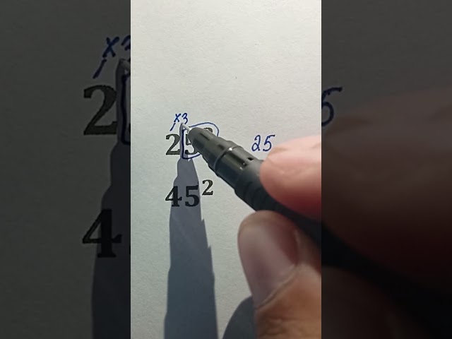 99% Don’t Know This Square Trick #mathtrick #maths #mathematica #mathematics #mathstricks #education