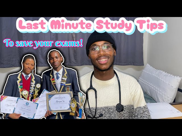 Study tips (last minute) to save your exams in 2026! [RE-UPLOAD]