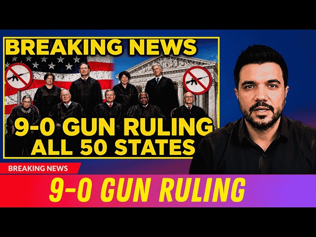 ALL 50 STATES WARNED: Supreme Court’s 9–0 Ruling Just Flipped U.S Gun Laws  Here’s What Changes Now!