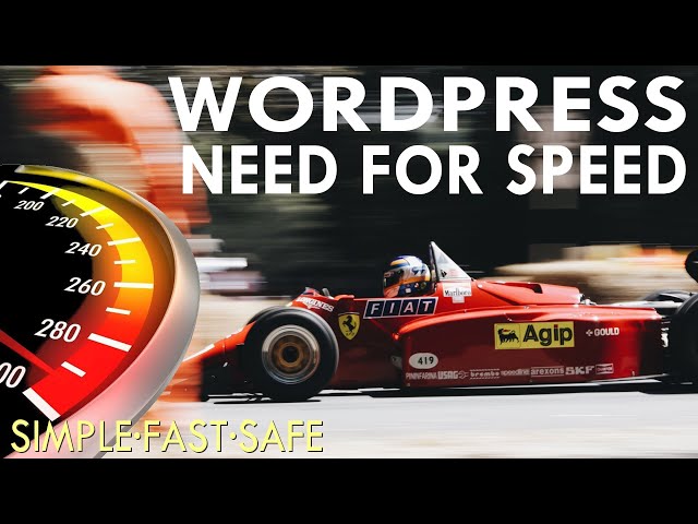 How To Increase Website Speed 3x In 15 Mins - 2025 - Wordpress Speed Optimization Tutorial