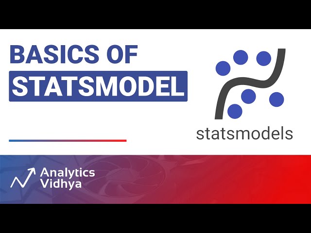 Basics of Statsmodel | Learn Statsmodel