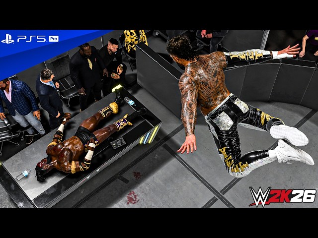 WWE 2K26 - Jey Uso Vs Oba Femi - Full Match at Night of Champions 2026 | PS5™ Pro [4K60]