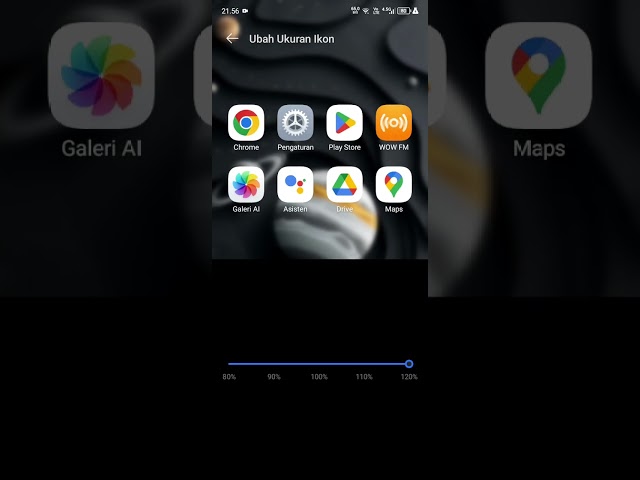 Tutorial cara memperbesar icon aplikasi di semua hp Tecno