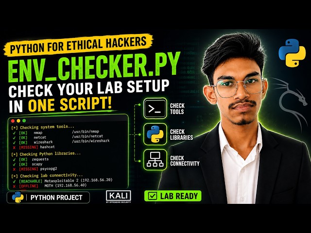 Build a Python Lab Environment Checker | Python for Ethical Hackers