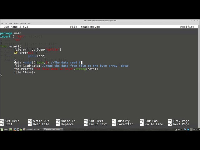 Go (golang) Tutorials - File I/O using OS Package