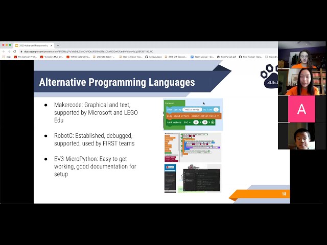 "Advanced Programming" Session