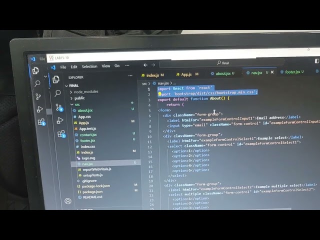 React JS (Part 25) React Layout Setup with Bootstrap Theme | React Bootstrap vs Bootstrap