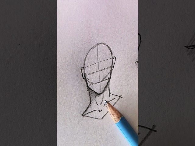 How to Draw Handsome Anime / Manga Male Faces #foryou #art #drawing #howtodraw #sketch #tutorial