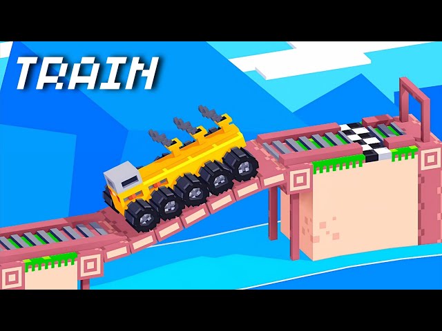 FANCADE - Bus Train Mad & Bus Train Mad 2 Gameplay (iOS, Android)