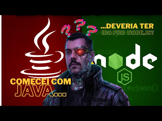 ESCOLHI JAVA... ERREI? 😱 A VERDADE NUA E CRUA sobre Ser Fullstack com Java vs. Node.js!