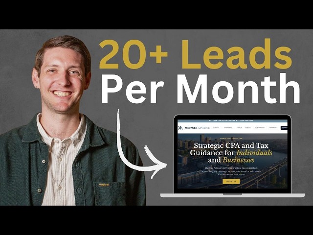 CPA Firm SEO & GEO: Accountant Goes From 0 - 20+ Leads Per Month (Within 75 Days)