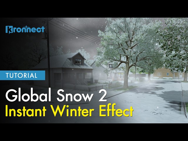 Add Realistic Snow to Any Unity Scene in Minutes | Global Snow 2 URP Tutorial