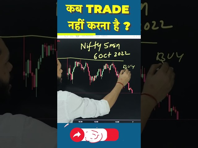 कब TRADE नहीं करना है ? #shorts #youtubeshorts  #stockmarket #sharemarket #nifty #banknifty #trading