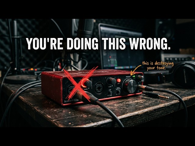 Stop Cranking Your Interface Gain! (The 30-Second Fix That Changes Everything)