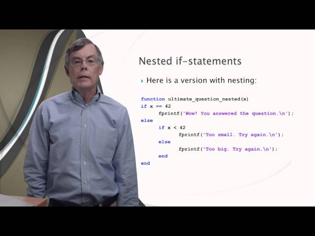 Lesson 5.4: Nested If-statements