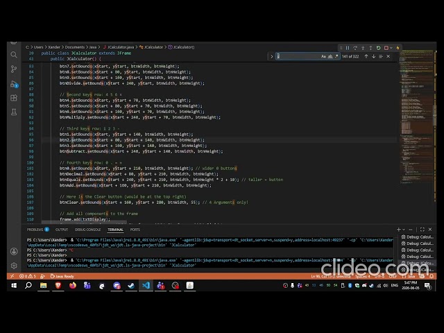 Making a calculator using Java to demonstrate GUI