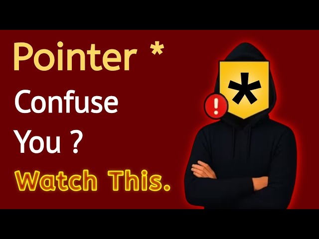 Pointers Confuse You in C? Watch This 🔥|| Pointer in C language #pointer 