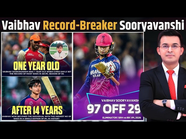 Vaibhav Sooryavanshi Breaks Chris Gayle's All-Time Record, Gets 'Universe Baby Boss' Label !
