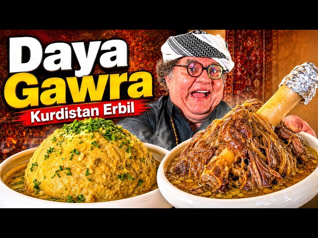 REAL Taste of Kurdistan 🟨☀️🟥 | Authentic Kurdish Food & Traditional Bread at Daya Gawra, Erbil